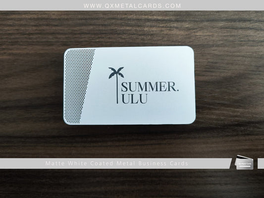 Matte White Metal Business Cards: The New Trend in the U.S.