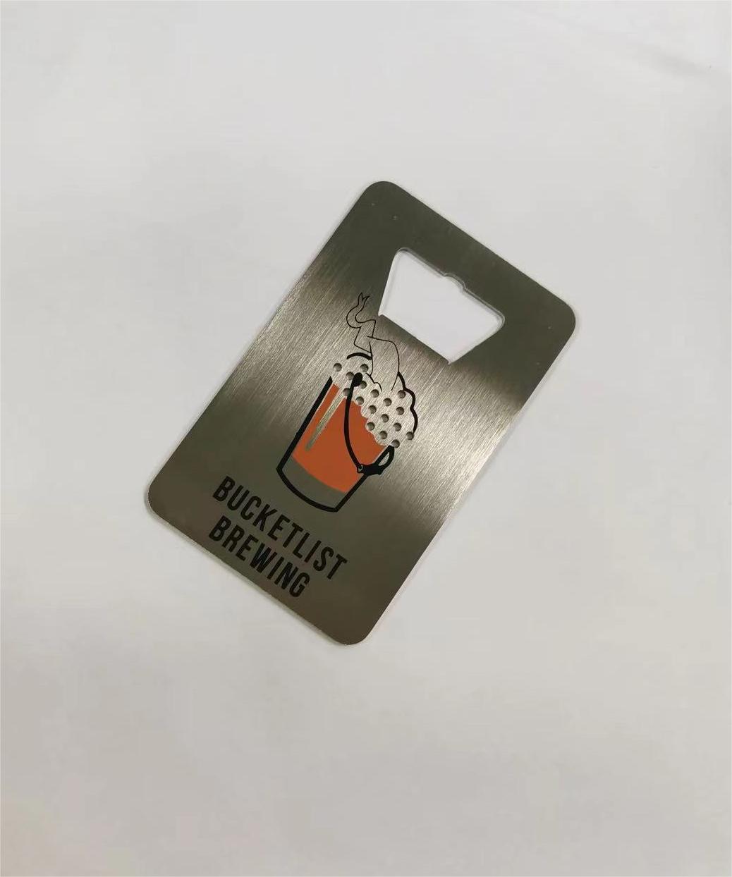 Metal Bottle Opener Business Cards