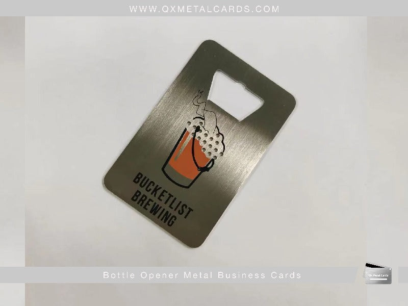 Metal Bottle Opener Business Cards