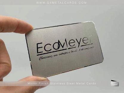 Stainless Steel Metal Cards