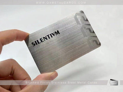 Stainless Steel Metal Cards