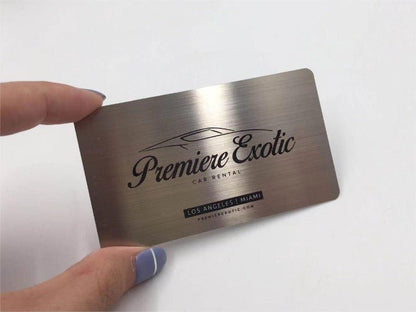 Stainless Steel Metal Cards