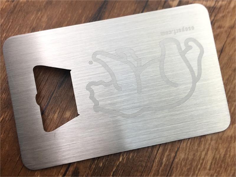 metal bottler opener cards